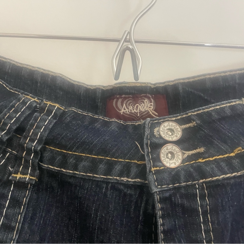 Angels Indigo Denim Jeans with Contrast Stitching